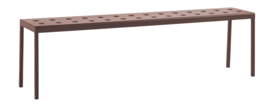 HAY Balcony Bench - Iron red - 3-zits