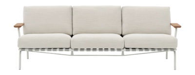 Muuto Settle Sofa Tuinbank Grey w. Armrest 3-Seater Laze 1