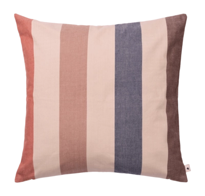 Ferm Living Strand Outdoor Sierkussen - Cashmere / Mocha / Indigo Blue