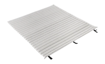 HAY Palissade Quilted Kussen voor 2,5-zits Tuinbank - Sky Grey