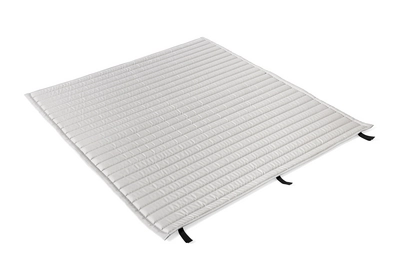 HAY Palissade Quilted Kussen voor Lounge 2,5-zitsbank Low - Sky Grey