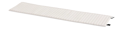 HAY Palissade Quilted Kussen voor Ligbed - Crème Wit