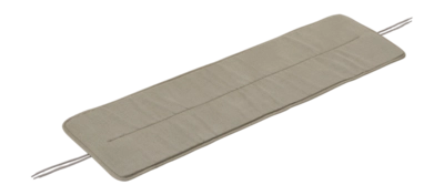 Muuto Linear Steel Tuinkussen Light Grey Twitell 110 x 34 cm