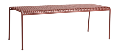 HAY Palissade Tuintafel 220 x 90 cm - Iron Red