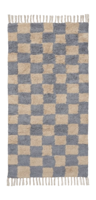 Ferm Living Mara Vloerkleed 80 x 150 cm - Mist Blue / Warm Sand