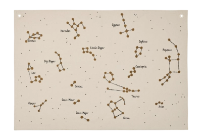 Ferm Living Constellation Wandkleed - Undyed