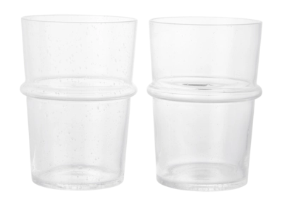 Ferm Living Boya Waterglazen Hoog - 2st. - Clear