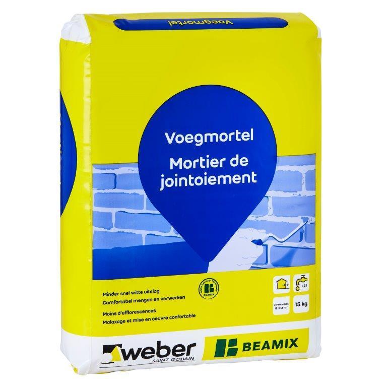 Weber Beamix Voegmortel grijs 5kg