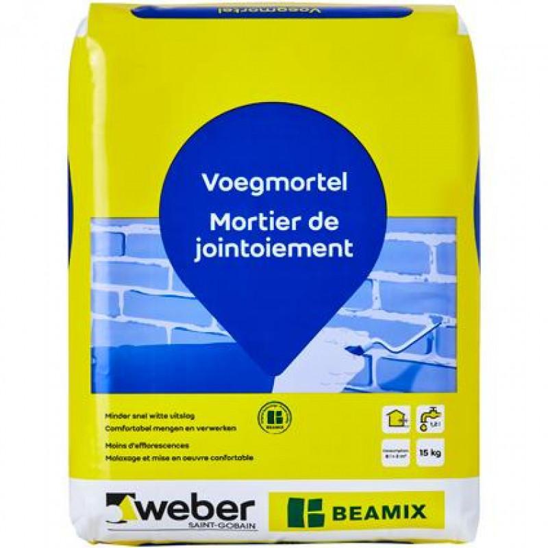 Weber Beamix Voegmortel lichtgrijs 15kg