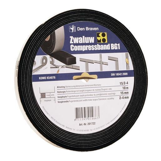 Zwaluw compressband 20x40mm rol 4,3m