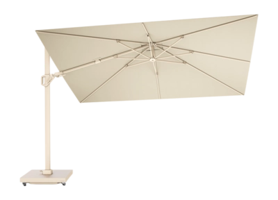 Platinum Challenger T2 Premium Zweefparasol Sandstone Champagne (260 x 350 cm)